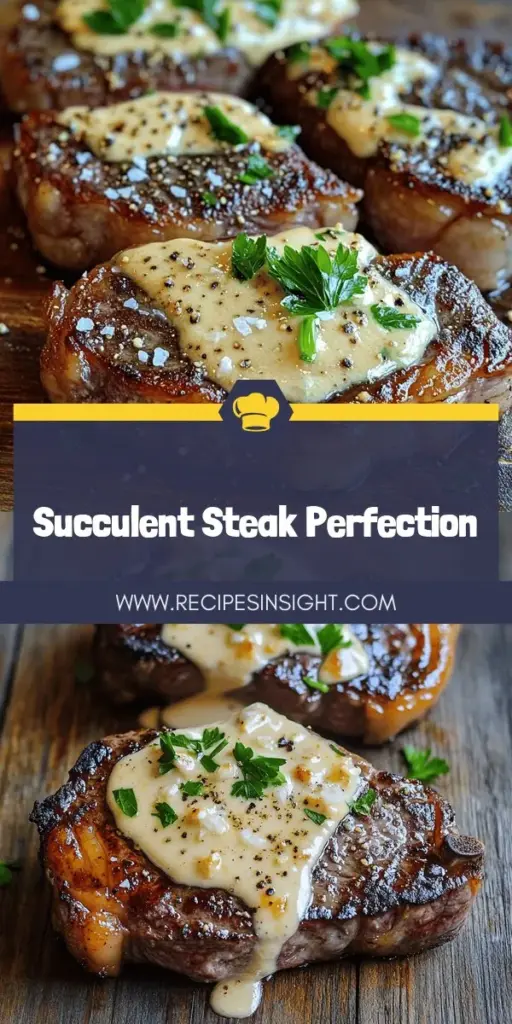 Impress your taste buds with a succulent steak with garlic cream sauce that’s sure to be the star of your dinner table. This guide walks you through the essential ingredients, cooking techniques, and perfect pairings for a mouthwatering meal. Elevate your dining experience with simple tips to create a gourmet feel at home. Click to explore the full recipe and make this delicious dish tonight!