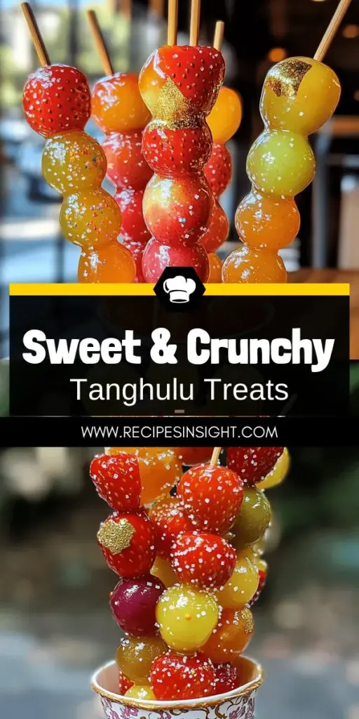 Discover the sweet world of Tanghulu, the delightful Chinese candied fruit that's a favorite street food! Learn about its rich history and cultural importance, and dive into the simple recipe to make this crunchy treat at home. With various fruit options and creative serving ideas, Tanghulu is perfect for family gatherings and festive occasions. Click through to explore the full recipe and enjoy making this fun, delicious treat!