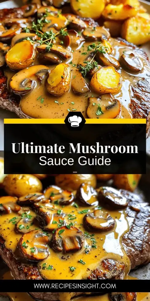 Elevate your steak dinners with a delicious creamy mushroom sauce that will impress your guests! This easy recipe features fresh mushrooms, garlic, and cream, creating a rich flavor that complements any steak. Learn essential cooking techniques and explore mouthwatering variations to make it unique. Click through to discover the full creamy mushroom sauce recipe and transform your meals into culinary masterpieces that steak lovers will adore!