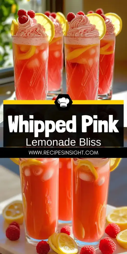 Beat the summer heat with our whipped pink lemonade recipe, the ultimate refreshing drink for warm days! This sweet and creamy twist on a classic combines fresh lemon juice, sugar, and raspberry puree for a delightful treat everyone will love. Perfect for parties or a sunny afternoon, our easy step-by-step guide will help you create this dreamy drink. Click through to explore the full recipe and tips to impress your guests!
