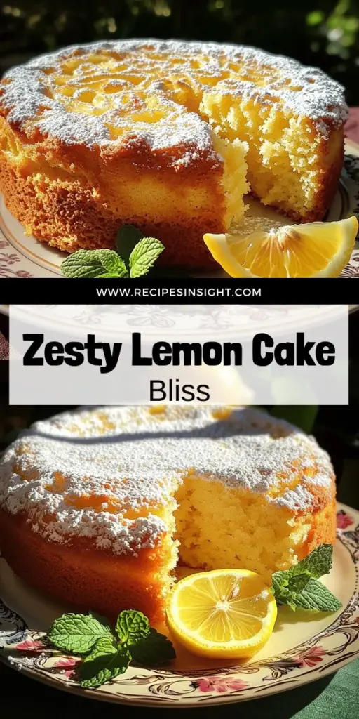 Looking for a delightful treat? This Easy Lemon Cake recipe is perfect for any occasion and is guaranteed to be moist and bursting with flavor every time! Discover the essential ingredients, helpful tips for achieving the perfect texture, and creative variations to make this cake uniquely yours. Don’t miss out on the full recipe and step-by-step instructions. Click through now and elevate your baking game with this zesty delight!