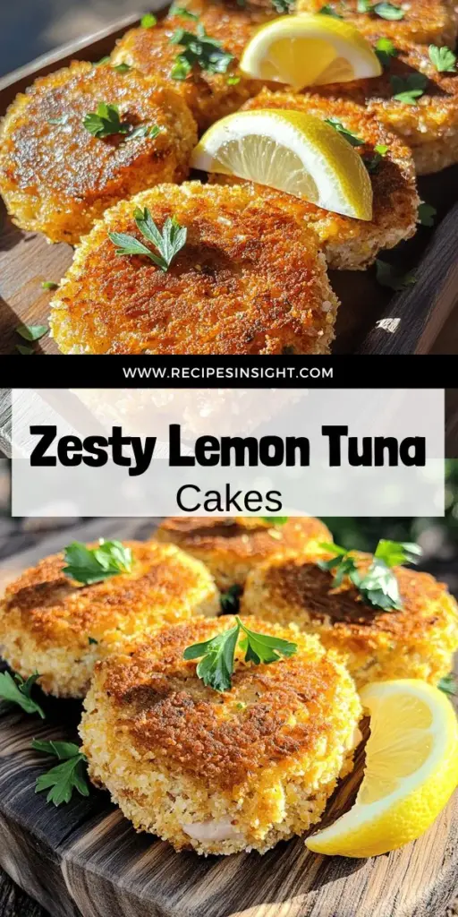 Craving a quick and healthy meal? Discover how to whip up delicious Lemon Garlic Tuna Cakes that are packed with flavor and nutrition! This easy recipe uses simple ingredients like drained tuna, fresh lemon, and garlic for a delightful dish perfect for any occasion. Whether you're meal prepping or serving dinner, these cakes are versatile and satisfying. Click through to explore the full recipe and bring this tasty dish to your table!