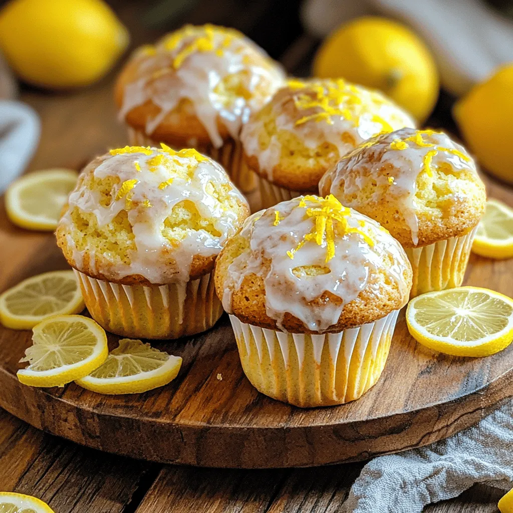 To make lemon cream cheese muffins, you need some key items. First, use 1 cup of all-purpose flour. This forms the base of the muffins. Next, add 1/2 cup of granulated sugar for sweetness. You also need 1/2 teaspoon of baking powder and 1/4 teaspoon of baking soda. These help the muffins rise and become fluffy.