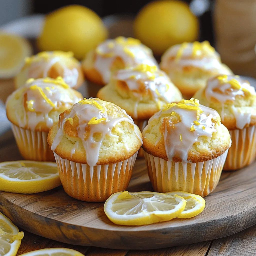 To make lemon cream cheese muffins, you need some key items. First, use 1 cup of all-purpose flour. This forms the base of the muffins. Next, add 1/2 cup of granulated sugar for sweetness. You also need 1/2 teaspoon of baking powder and 1/4 teaspoon of baking soda. These help the muffins rise and become fluffy.