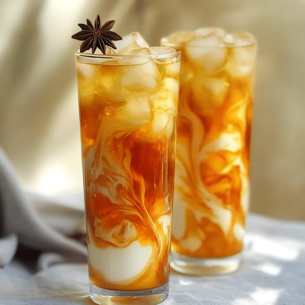 To make authentic Thai iced tea, you need a few key ingredients. The main one is Thai tea itself. You can find Thai tea leaves or tea bags at many stores. This tea has a strong, rich flavor. You will also need sugar. This sweetens the tea and balances its strong taste.