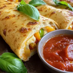 To make a great cheese and pepperoni stromboli, you need key ingredients. First, start with pizza dough. You can use store-bought or make your own homemade stromboli dough. Both options work well and save time.