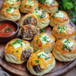 For the best garlic parmesan cheeseburger bombs, you need specific ingredients. First, choose high-quality ground beef. I recommend using ground beef with 80% lean meat and 20% fat. This mix keeps the meat juicy and flavorful.