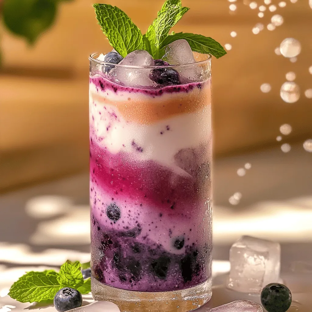 To make a sugar-free blueberry Italian cream soda, you need simple ingredients. Here’s what you will need: