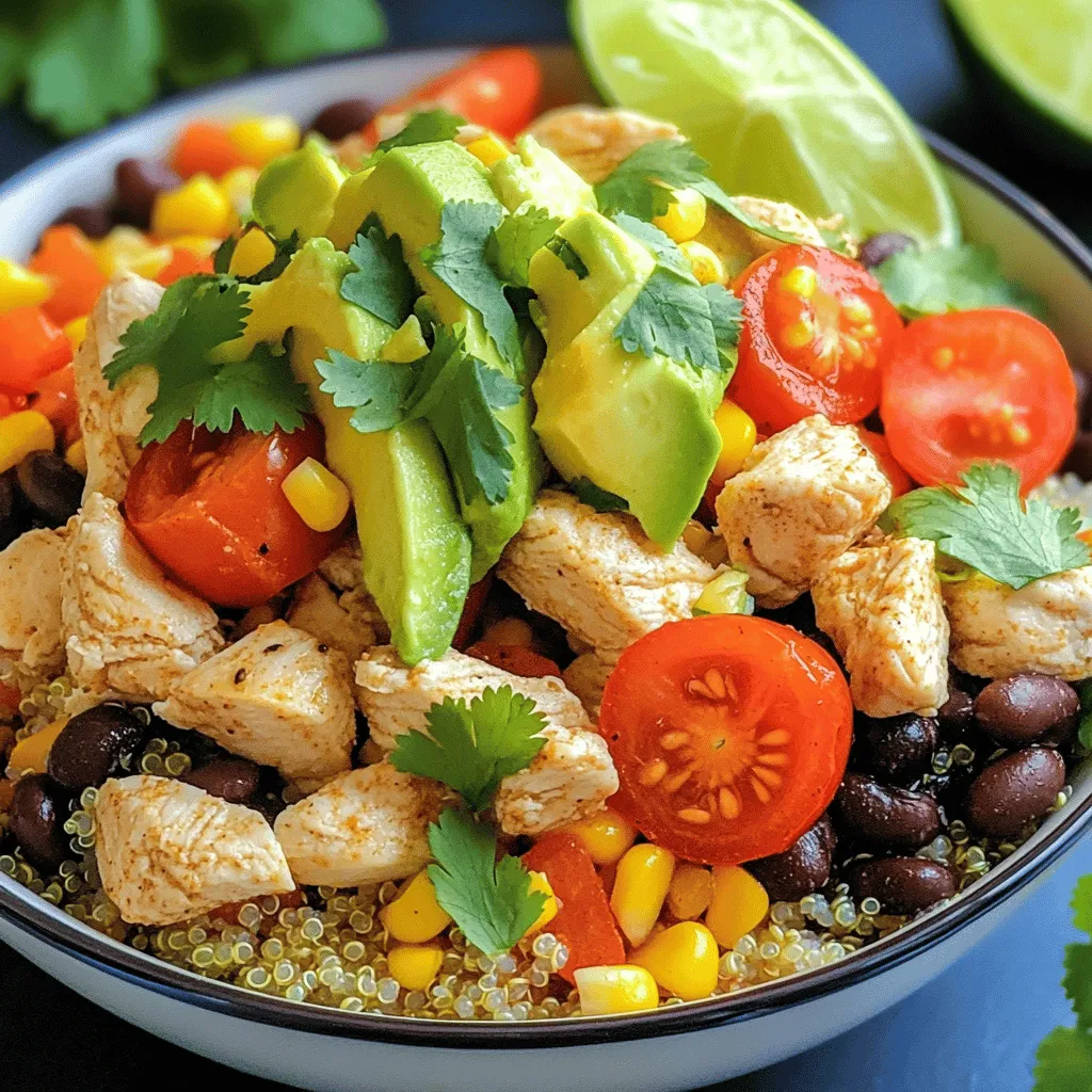 To build a tasty burrito bowl, you need good ingredients. Start with chicken. I recommend using boneless, skinless chicken breasts. They cook well and absorb flavors nicely. You can also use chicken thighs for more fat and flavor.