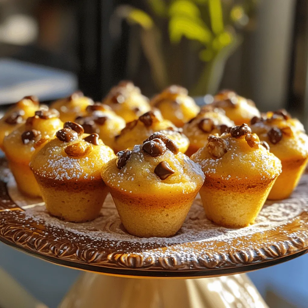 To make mini banana muffins, you need simple and tasty ingredients. The essential banana muffin ingredients include 2 ripe bananas, 1/3 cup of melted coconut oil, and 1/2 cup of brown sugar. You also need 1 large egg, 1 teaspoon of vanilla extract, and 1 teaspoon of baking soda. A pinch of salt and 1 cup of all-purpose flour are also key. Lastly, you can add 1/2 teaspoon of ground cinnamon, chocolate chips, or chopped walnuts for extra flavor.
