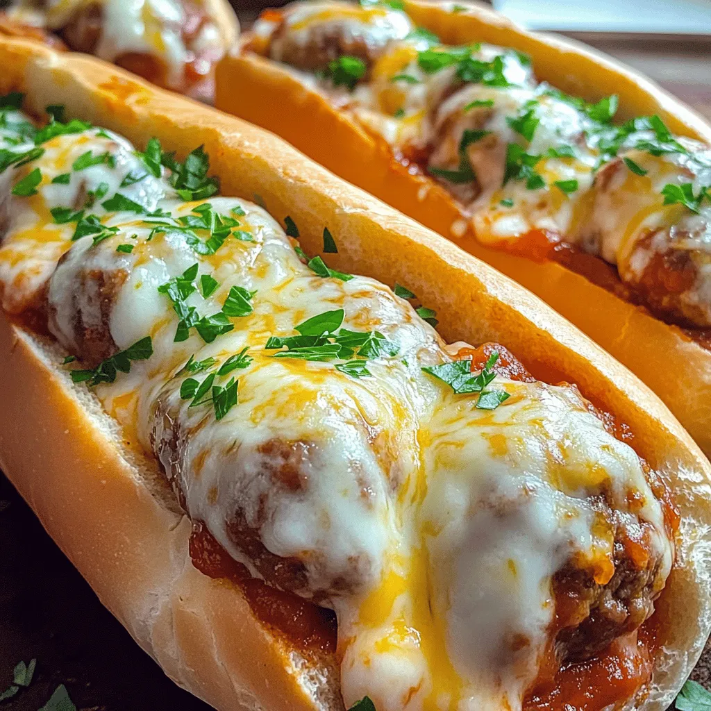 To make great homemade meatball subs, you need just a few key ingredients. The base for the meatballs includes ground beef and ground pork. This mix gives your meatballs a nice taste and texture. You can use one pound of beef and half a pound of pork.