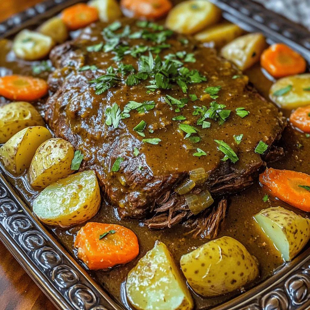 To make Instant Pot pot roast, you need simple ingredients and a few steps. Here’s what you will need: