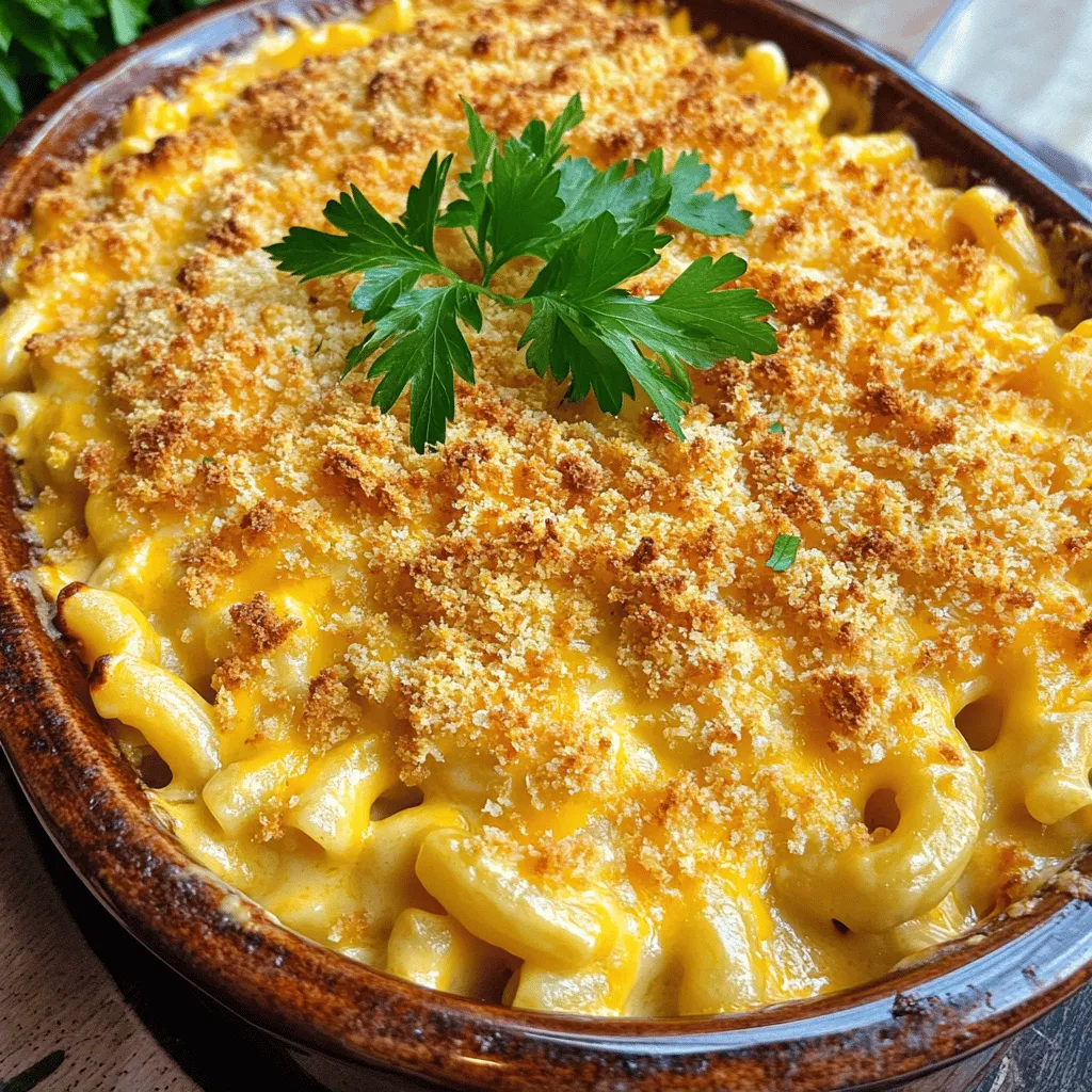 For a great easy macaroni recipe, you need simple ingredients. First, grab 8 ounces of elbow macaroni. This pasta works best for mac and cheese. It holds cheese sauce well and gives that classic feel. You will also need 2 tablespoons of unsalted butter. This adds richness to the dish.