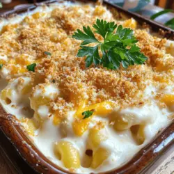 Easy Baked Macaroni and Cheese Comfort Food Delight