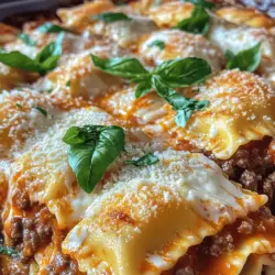 To create a million dollar ravioli casserole, you need a few key ingredients. First, the ravioli. Frozen cheese ravioli works best for this dish. They cook quickly and taste great. You can also use fresh ravioli if you prefer.