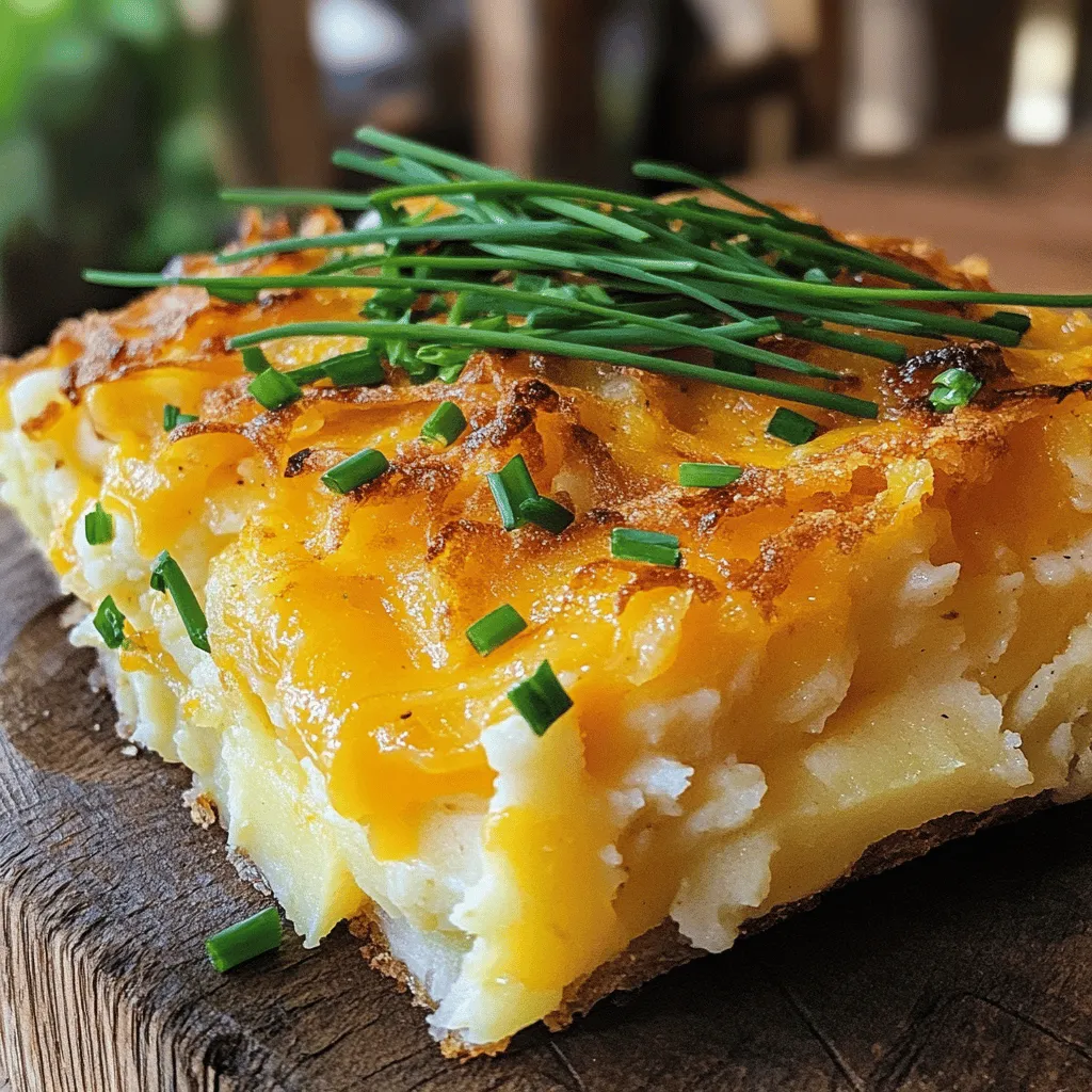 The Irish Potato Pie is a cozy dish. It is rich and creamy. The main ingredient is, of course, potatoes. I recommend using large, starchy potatoes like russets. They mash well and create a fluffy filling.