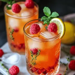 To make a delicious Earl Grey raspberry iced tea, you need some key ingredients. First, you will need Earl Grey tea bags. This tea gives our drink its unique taste. The bergamot oil in the tea adds a lovely citrus note.