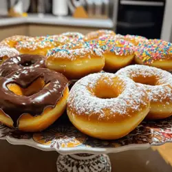 To start making cake mix donuts, you need a few simple items. The main ingredient is a cake mix. You can choose any flavor you like, but I often go for classic vanilla or chocolate. This choice sets the stage for your donuts.