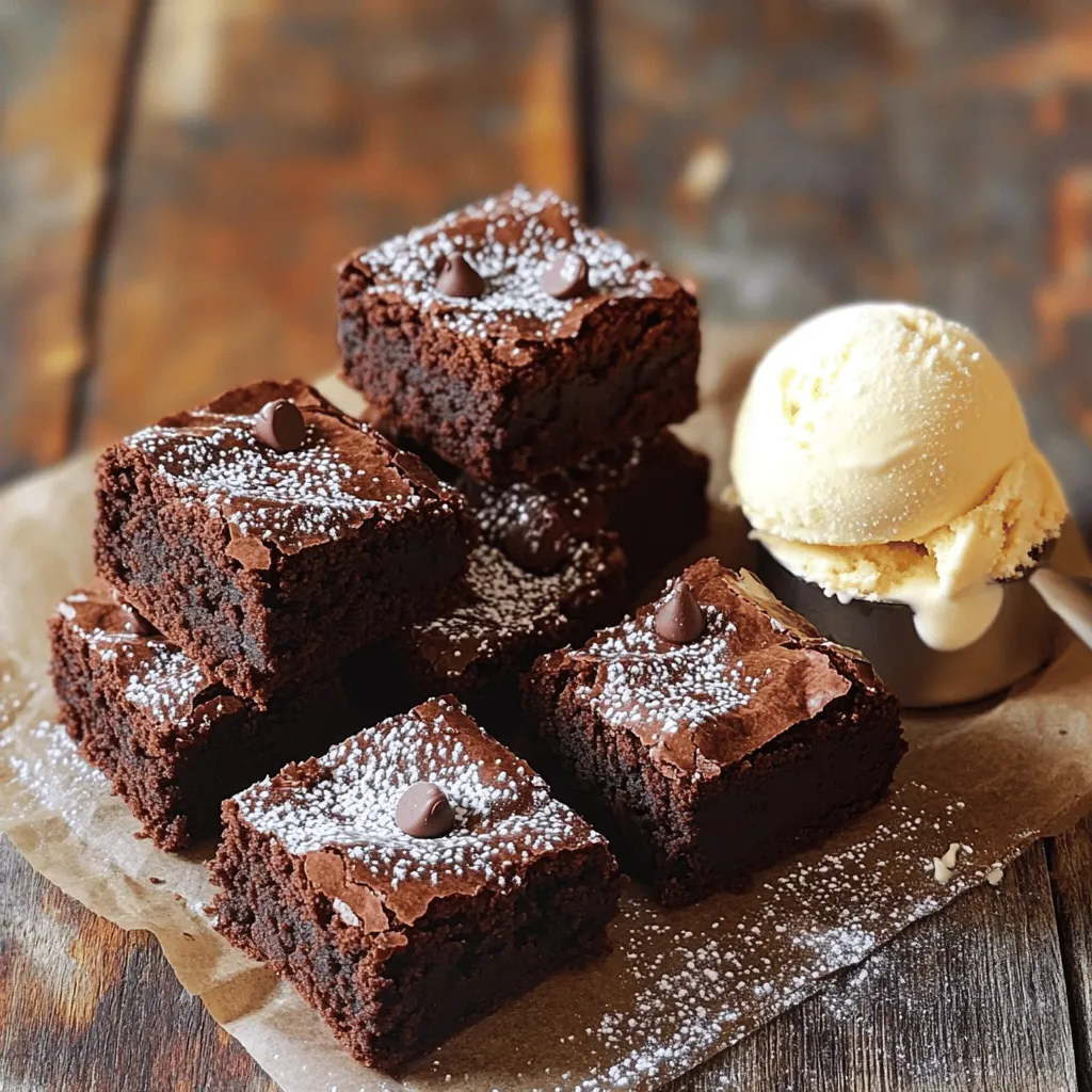 To make cake mix brownies, you need just a few key items. Start with one box of chocolate cake mix. This is the base for your brownies. You will also need half a cup of melted unsalted butter. This adds richness and moisture. Next, add two large eggs. They help bind everything together. You will also need one-third cup of water. This helps mix the dry and wet ingredients. Finally, add a teaspoon of vanilla extract and half a teaspoon of salt for flavor. For extra chocolatey goodness, include half a cup of chocolate chips.