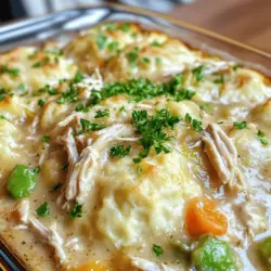 Savory Chicken and Dumplings Casserole Easy Recipe