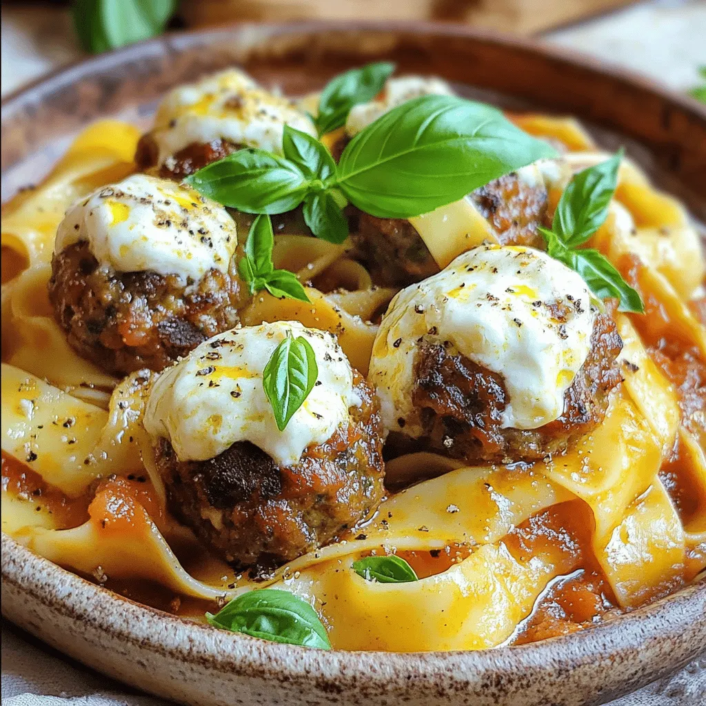 To create pappardelle and stuffed meatballs, you need fresh ingredients. For pappardelle, you need just pasta flour, eggs, and salt. The best pappardelle recipes use eggs for a rich flavor and chewy texture.