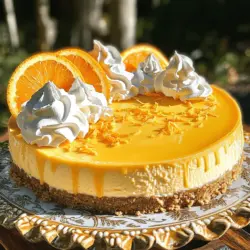 The key ingredients for a no bake orange creamsicle cheesecake include a crust, a creamy filling, and fresh orange flavors. Each part works together to create a light and tasty dessert.