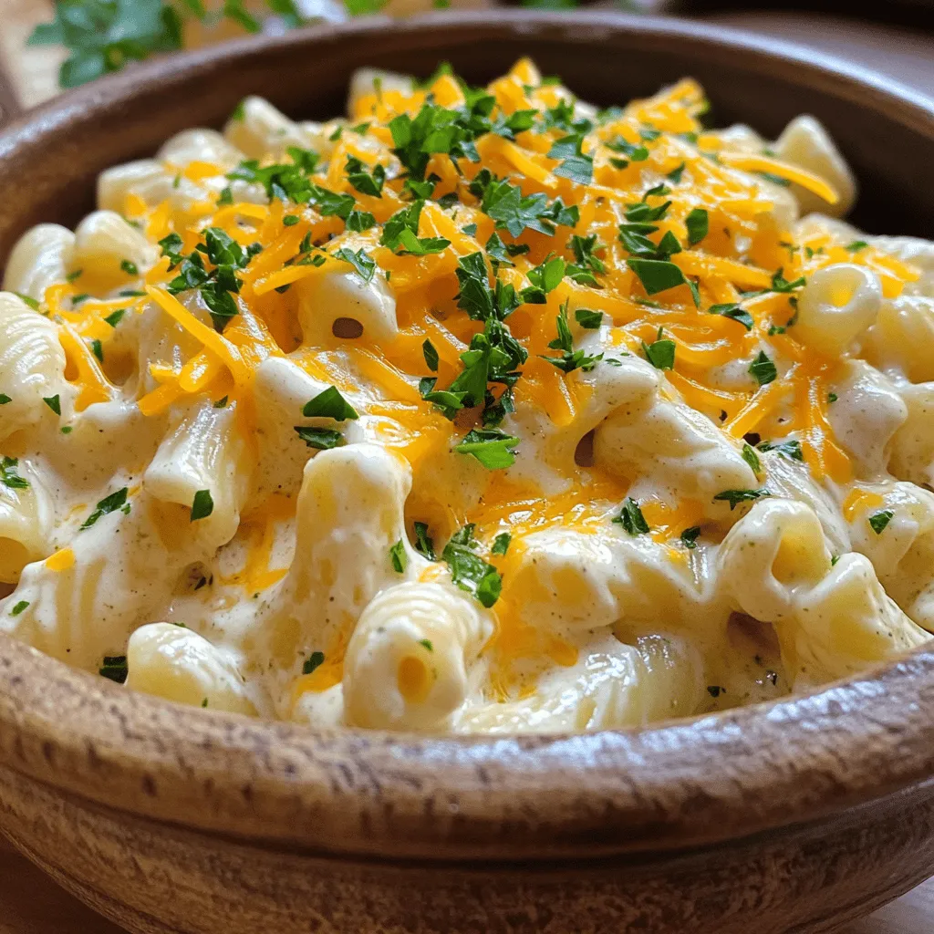 To make delicious Instant Pot Mac and Cheese, you need simple yet key ingredients. First, the pasta choice matters. I like using 8 oz elbow macaroni. This shape holds the cheese sauce well. You can also try cavatappi or shells for a fun twist.