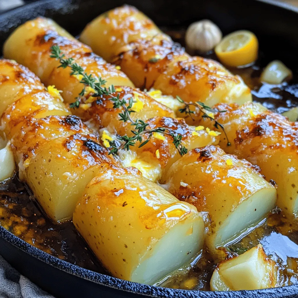 Fondant potatoes are simple but tasty. You need just a few key ingredients. Here’s what I use for the best fondant potatoes recipe: