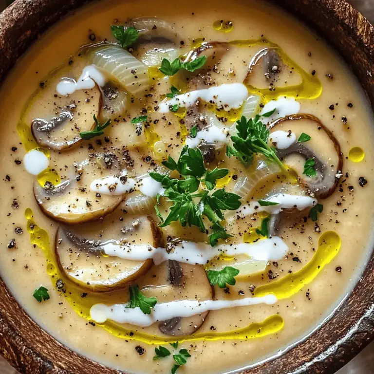 To make a great dairy-free mushroom soup, you need fresh, simple ingredients. The main star is 400g of fresh mushrooms. Button or cremini mushrooms work best. Next, grab 1 medium onion and 2 cloves of garlic. These add a strong flavor base.