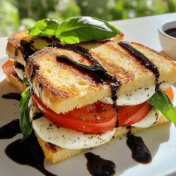 To make a great Caprese panini, you need a few key ingredients. First, fresh mozzarella is a must. It should be creamy and soft. Look for mozzarella that is stored in water or whey for the best flavor.