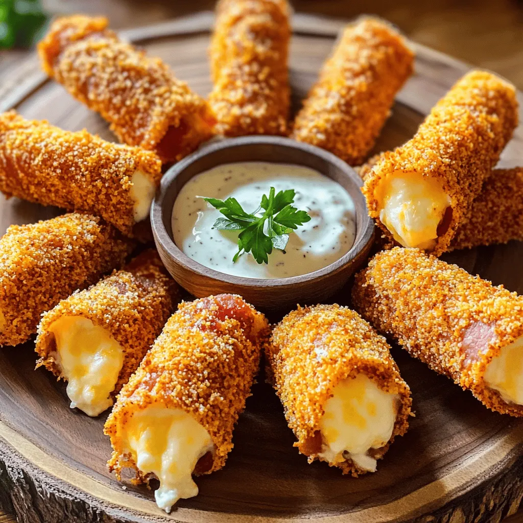 Making Nashville hot bacon-wrapped mozzarella sticks is fun and easy. You will need some simple ingredients to create this tasty snack.