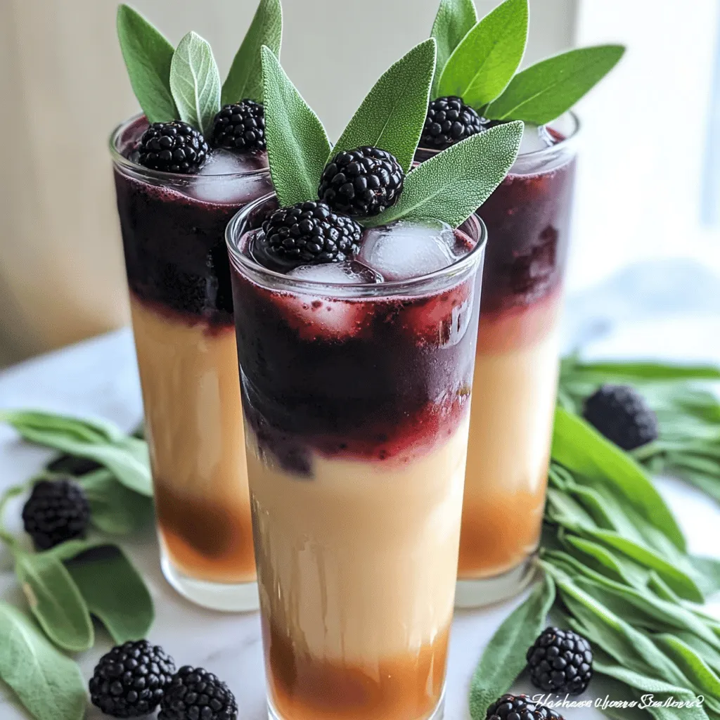 To make a tasty Blackberry Sage Iced Tea Latte, you need simple ingredients. Here’s a list of what you will need for this delightful drink.