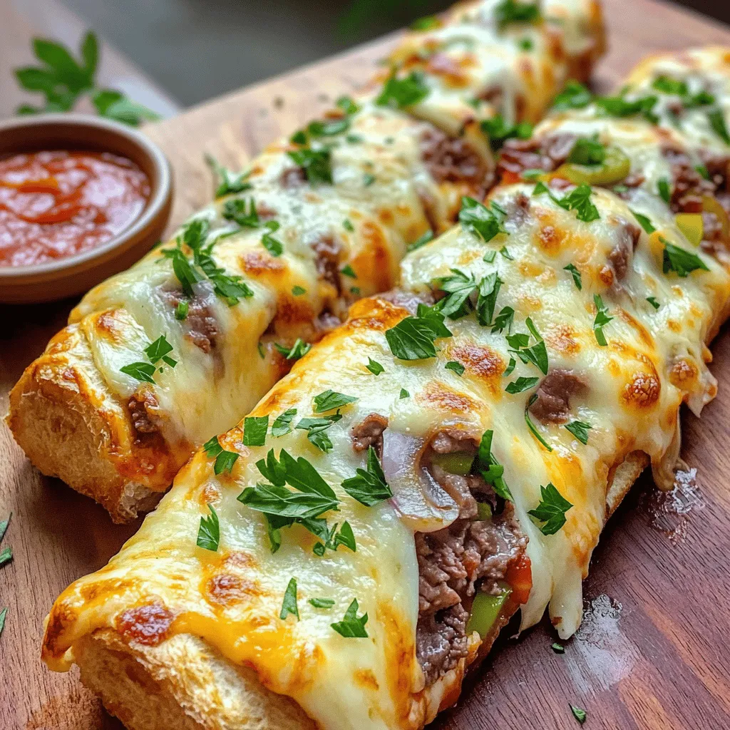 Philly cheesesteak stuffed cheesy breadsticks combine two great dishes into one. They are fun to eat and packed with flavor. These stuffed cheesy breadsticks make perfect cheesy appetizers or savory snacks.