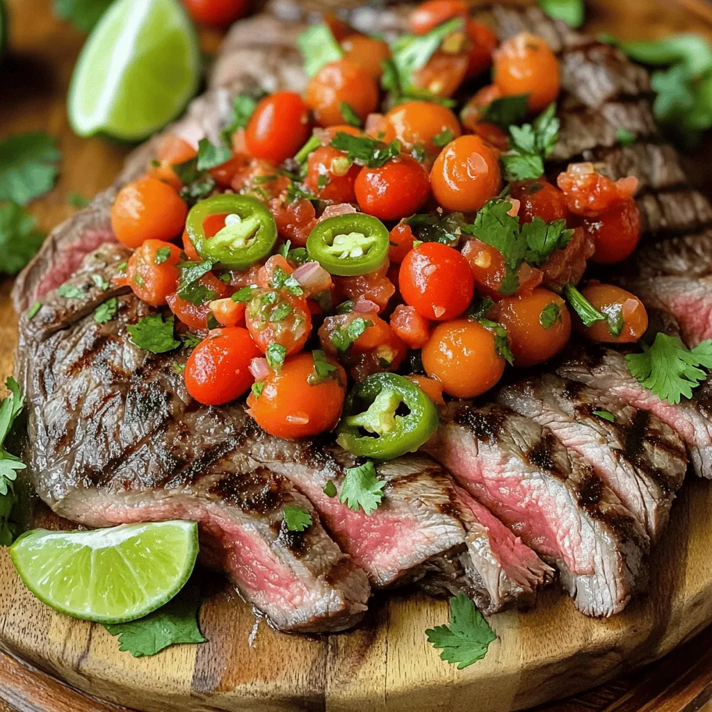 For the best grilled flank steak recipe, you need a few key ingredients. First, flank steak is the star of this dish. You want about 1 ½ lbs. This cut is flavorful and cooks well on the grill.