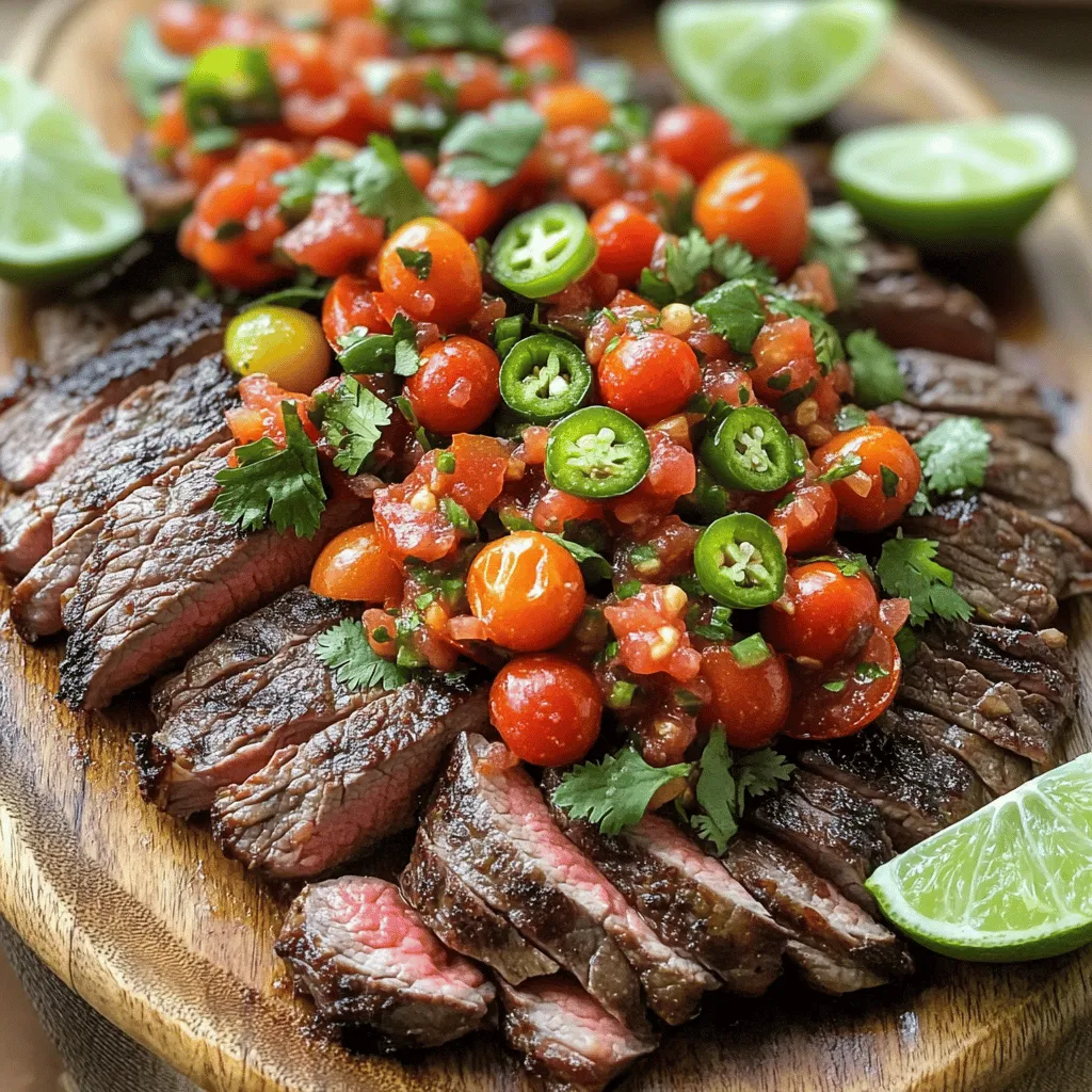 For the best grilled flank steak recipe, you need a few key ingredients. First, flank steak is the star of this dish. You want about 1 ½ lbs. This cut is flavorful and cooks well on the grill.