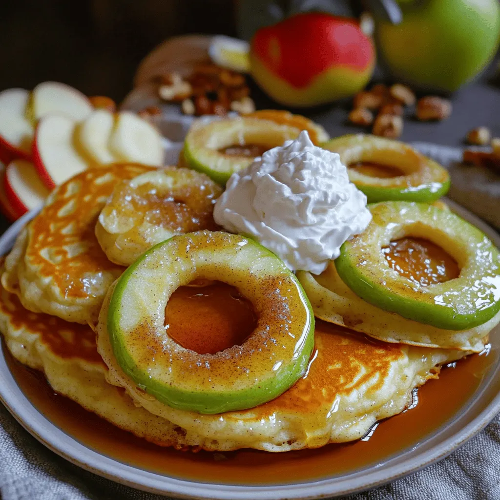 To make apple ring pancakes, you need simple ingredients. Here’s a list to get you started.
