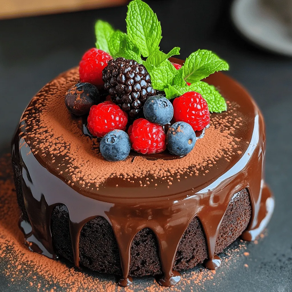 To make a delicious flourless chocolate ganache cake, you need a few key items. Here’s the list: