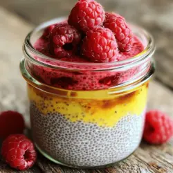 - 1 cup fresh raspberries - 2 tablespoons honey or maple syrup - 1 cup almond milk - 1/4 cup chia seeds - 1 teaspoon vanilla extract - 1/2 teaspoon lemon juice - A pinch of salt