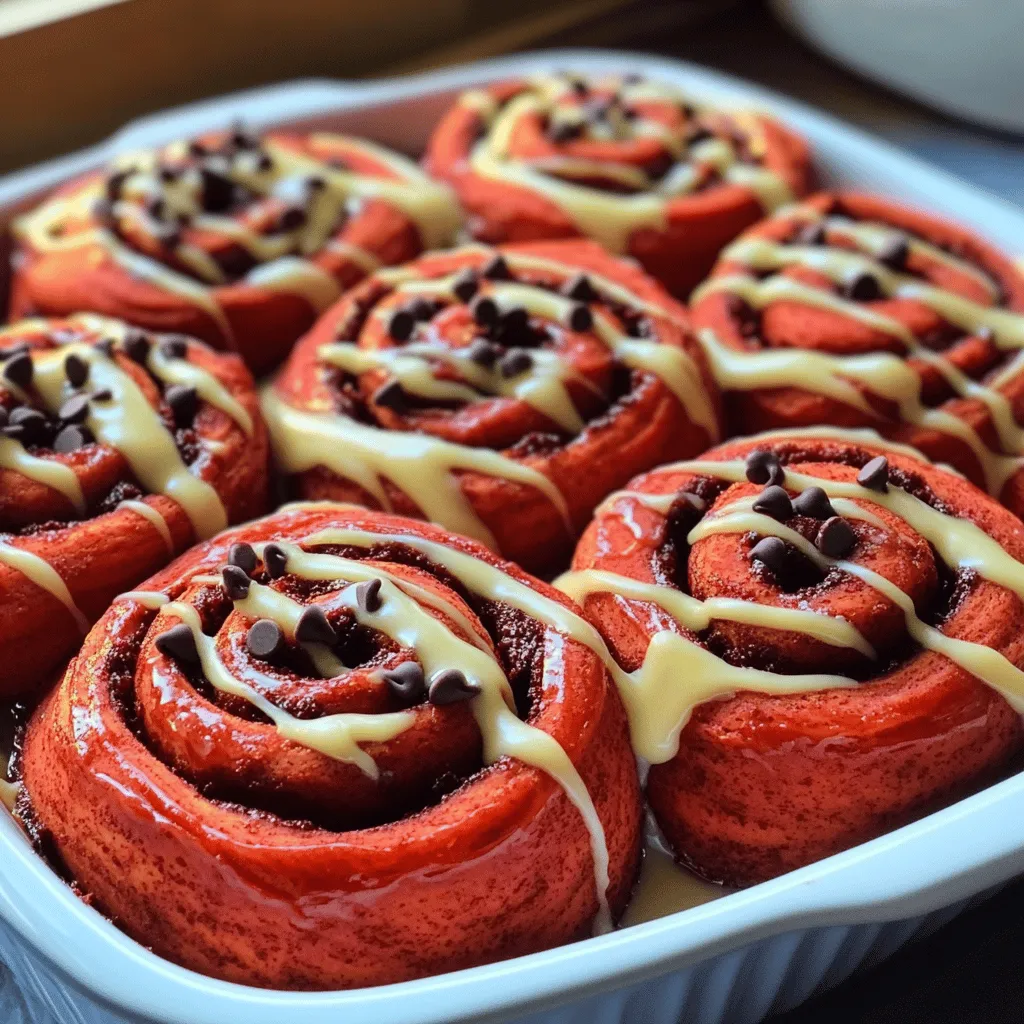 To make Red Velvet Cinnamon Rolls, you need some key ingredients. Let’s break them down into groups for easy shopping.