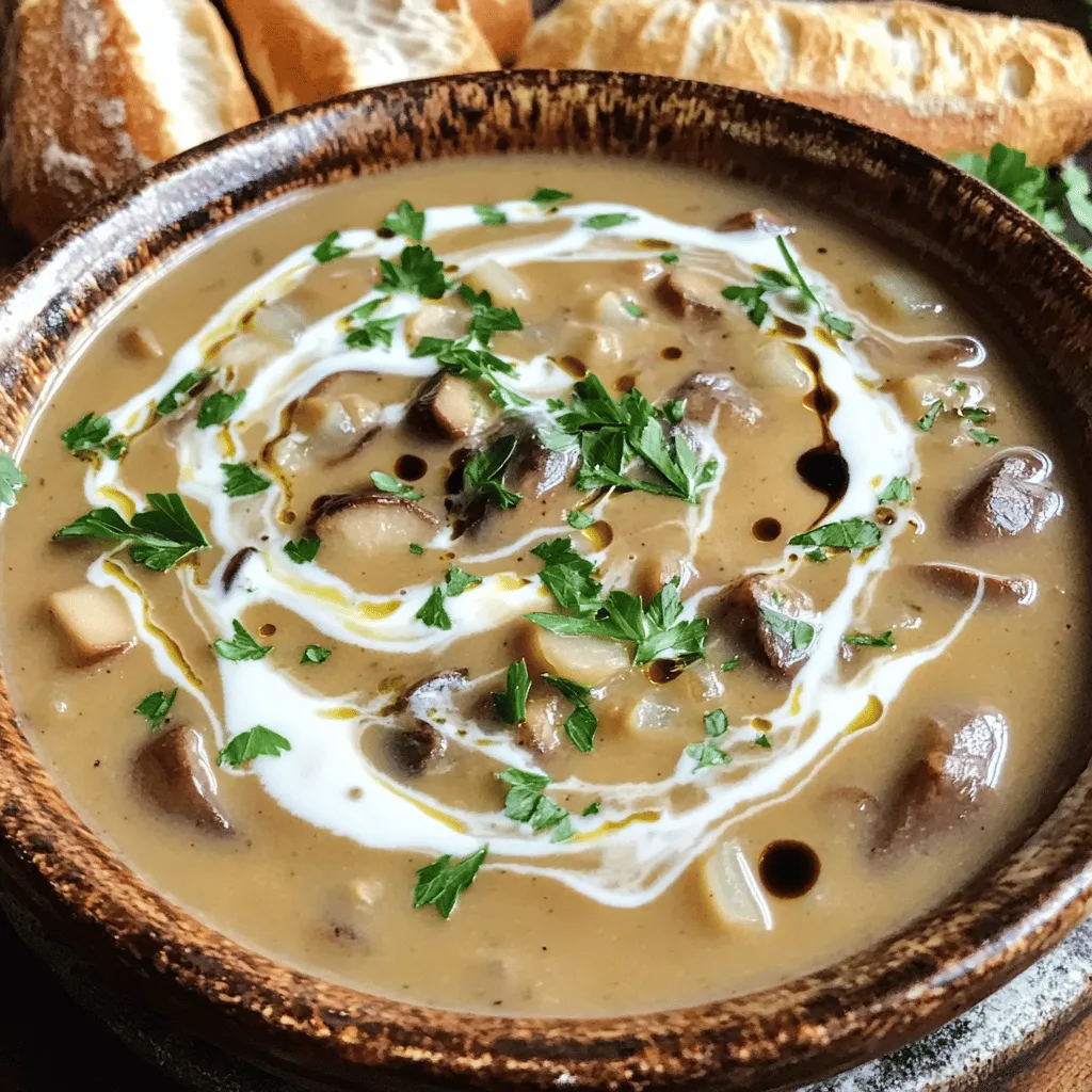 When you think of mushroom soup, you might picture a creamy delight. But there are many ways to make it. Each recipe can vary in flavor and texture. I love using a mix of mushrooms like cremini, shiitake, and button. This gives the soup a rich taste.