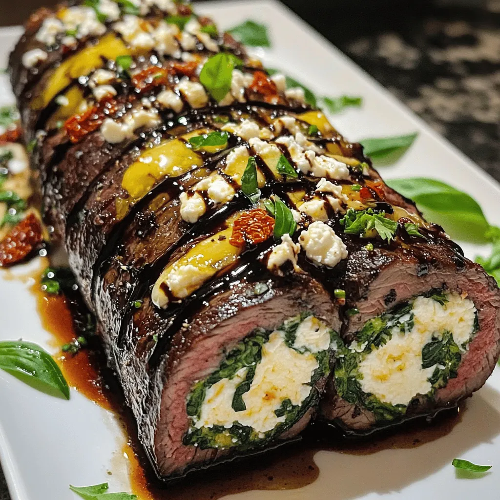 Stuffed flank steak is a flavorful and juicy dish. It combines tender beef with a savory filling. This filling can include cheese, herbs, and vegetables. You can make it your own by trying different flavors.