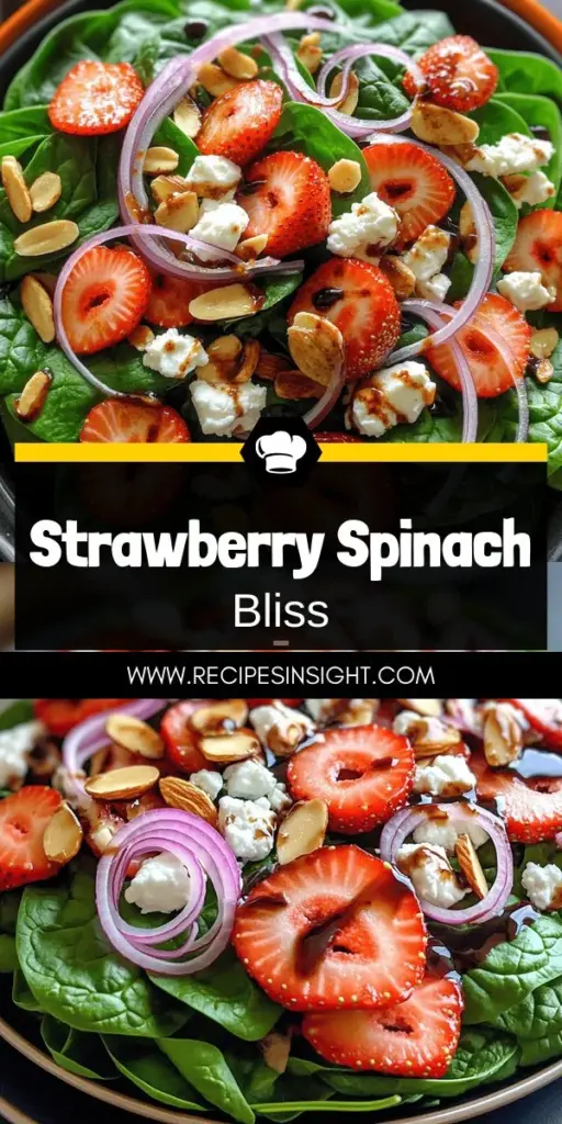 Discover a fresh and flavorful delight with our easy Strawberry Spinach Salad recipe! Packed with nutritious ingredients like spinach, strawberries, feta cheese, and almonds, this salad is a colorful addition to any meal. Get ready to impress your taste buds with a perfect blend of sweet and savory flavors. Check out the full recipe now and learn how to create this healthy, tasty dish that everyone will love!