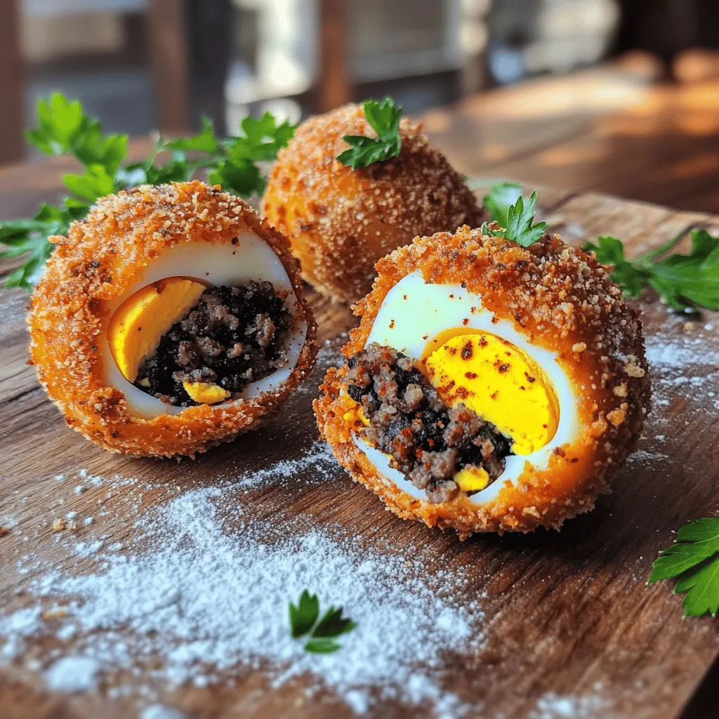Scotch eggs are a tasty snack. They hold a special place in British cuisine. The story of Scotch eggs dates back to the 18th century. Some say they first appeared in London. Others believe they came from Scotland. The exact origin is unclear, but they gained fame in the UK.