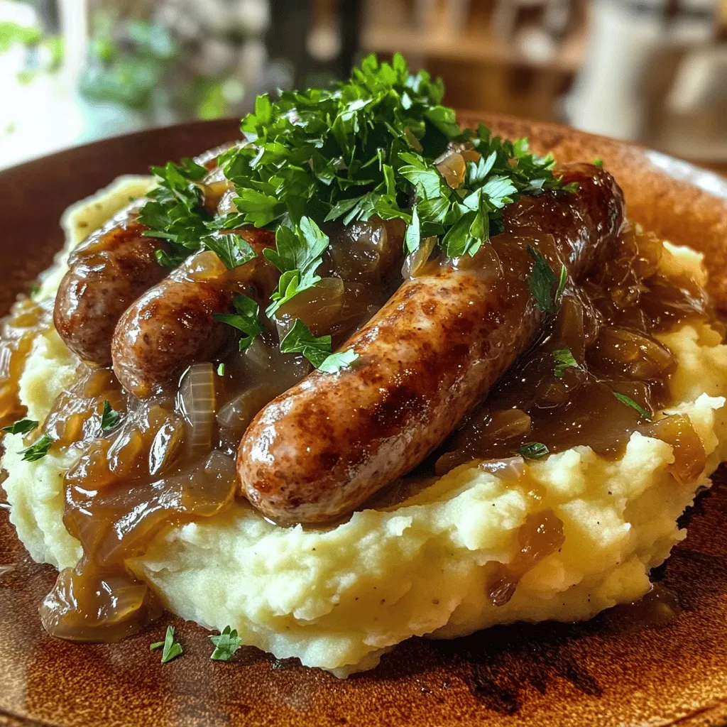 - 4 high-quality pork or chicken sausages - 1 pound Yukon gold potatoes - ½ cup milk - 4 tablespoons unsalted butter