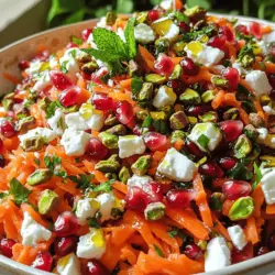 To make a vibrant and tasty carrot salad, gather these fresh ingredients: