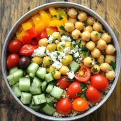 Savory Mediterranean Quinoa Bowls Healthy and Nutritious