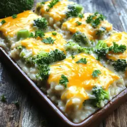 Cheesy Broccoli and Rice Casserole Simple Comfort Food