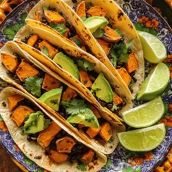 Sweet Potato Black Bean Tacos Flavorful and Easy Meal