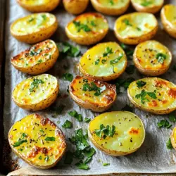 Garlic Herb Roasted Potatoes Delightful Side Dish