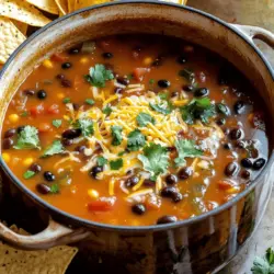 Quick & Easy Taco Soup Flavorful and Satisfying Meal